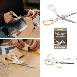 Fiskars | Amplify RazorEdge Softgrip Sewing scissors |  21cm | 1PC