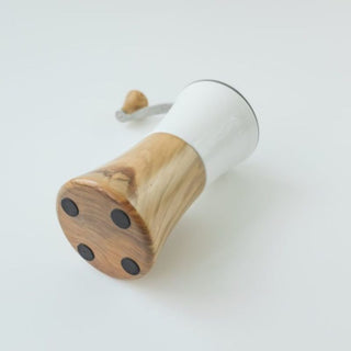Hario | Ceramic & Olive Wood Coffee Mill Wood N Manual Coffee Grinder | 30g Capacity | 1 Pc