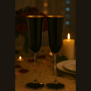 Diamante | Oro Black Flute | 160 ml | Set of 2