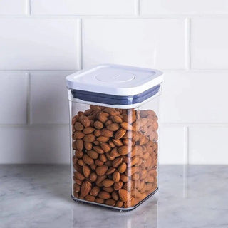 OXO | Good Grips Pop Container | Small Square - Short | 1 Litre | BPA-Free Plastic | 1 PC