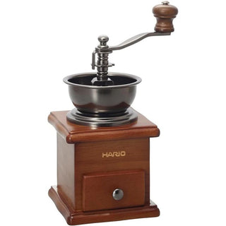 Hario | Coffee Mill Standard Manual Ceramic Burr Coffee Grinder | Wooden Handle | 1 Pc