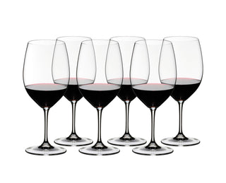 Riedel | Vinum - Cabernet Sauvignon/Merlot | 610 ml | Clear | Crystal | Set Of 8