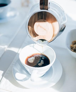 Hario | Japanese Arita Cup & Saucer | Porcelain | Set Of 2 | 150 ml | White
