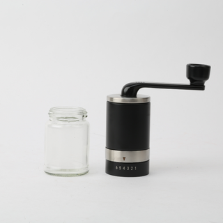 AltVibes | Manual Coffee Grinder | Black | Glass | 1 Pc