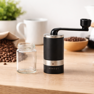 AltVibes | Manual Coffee Grinder | Black | Glass | 1 Pc
