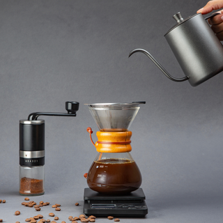 AltVibes | Coffee Brewing Kit Pour Over Set | Black | Set of 5