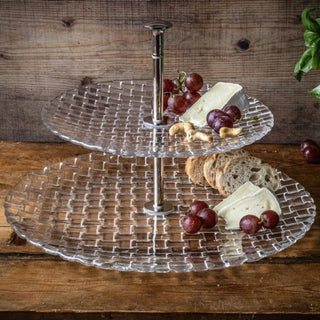 Nachtmann  | Bossa Nova – Two tier tray large | 32+23 cm | 2 pcs