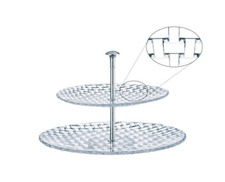 Nachtmann  | Bossa Nova – Two tier tray large | 32+23 cm | 2 pcs