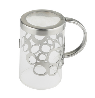 Arttdinox | Froth Coffee Mug by Jindal Stainless | Stainless Steel | Silver | Set of 2