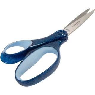 Fiskars | School Scissors (Left-Handed) | 18 cm | Glitter Blue