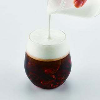 Hario | Latte Shaker - Manual Milk Foamer/Frother | Plastic | 70 ml | Off White
