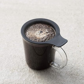 Hario | One Cup Coffee Maker | Heat-Proof Glass & Plastic | Black | 170 ml