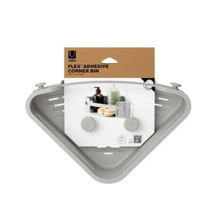 Umbra | Flex Adhesive Corner Bin | Grey | 1Pc