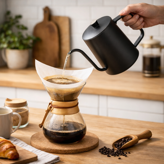 AltVibes | Gooseneck Coffee Kettle | Black | 1 Pc | (Comes Without Original Box)