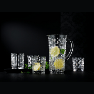 Nachtmann | Bossa Nova - Beverage Set - Pitcher & Tumblers | Crystal | Set of 5