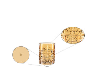 Nachtmann | Highland | Cross Whisky Glass | 345 ml | Crystal | Amber | 1 pc