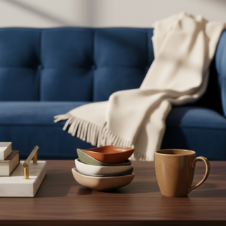 Fujitake | Laps Series - Burnt Sienna Coffee Mug | Brown | Ceramic | 220 ml | 1 Pc