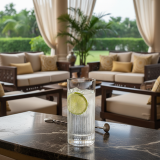 Āvaas | Gift Box - Crownline Longdrink Glass  | 370 ml | Crystal | Clear | Set of 6