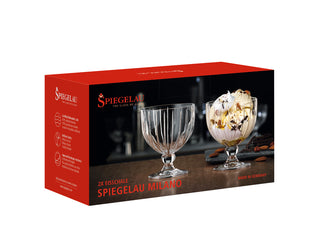 Spiegelau | Milano - Ice Cream Bowl | 384 ml | Crystal | Clear | Set of 2