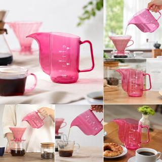 HARIO | V60 Drip Kettle Air Punch Pink | 350ml | Lightweight Coffee Pouring Kettle