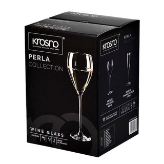 Crystal red wine stems