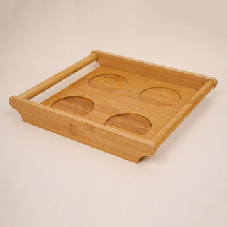 Decorative jar with tray

