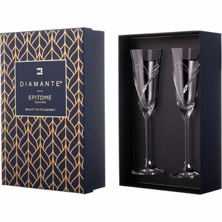 Diamante Sparkling Wine Glasses