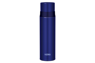 Thermos | Hot & Cold Bottle - Cup Type | Stainless Steel | Blue | 500 ml | 1 pc