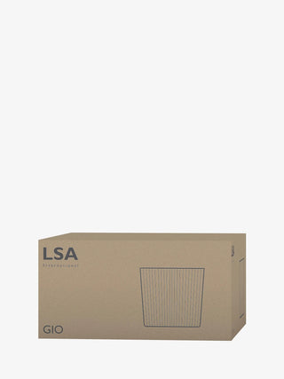 LSA International | Gio Line Tumbler | 310ml | Clear | Set - 4