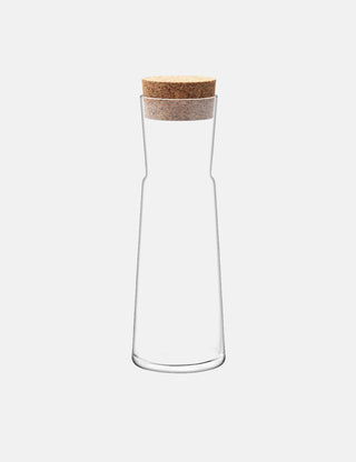 LSA International | Gio - Carafe & Cork Stopper | 1.36 Litres | Clear | Crystal | 1 pc