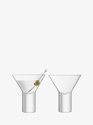 LSA International | Vodka - Cocktail Glasses | 240 ml | Crystal | Clear | Set of 2