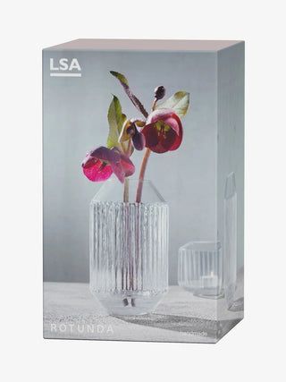 LSA International | Rotunda Vase | H15cm | Clear | 1 Pc