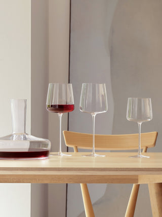 LSA International | Metropolitan - Wine Glasses | 400 ml | Crystal | Clear | Set of 4