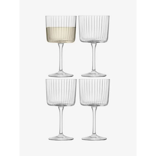 LSA International | Gio Line - Wine Glasses | 250 ml | Crystal | Clear | Set of 4