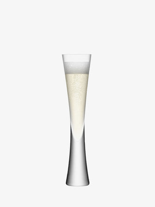 LSA International | Moya - Champagne Flutes | 170 ml | Crystal | Clear | Set of 2