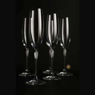 Spiegelau | Gift Set | Ballerina - Flute Champagne Glasses | 165 ml | Set of 6