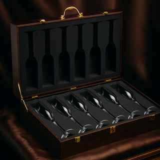 Spiegelau | Gift Set | Ballerina - Flute Champagne Glasses | 165 ml | Set of 6