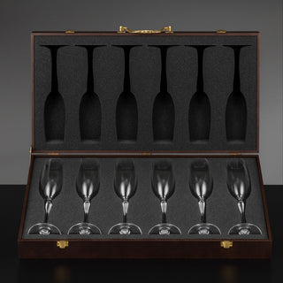 Spiegelau | Gift Set | Ballerina - Flute Champagne Glasses | 165 ml | Set of 6