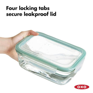 Glass Rectangle Container-1