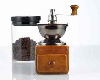 Hario | Small Coffee Grinder | 24 Gram | Brown