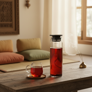 Hario | Cold Brew Tea Pot | 1000 ml | Glass | Smoky Green | 1 pc