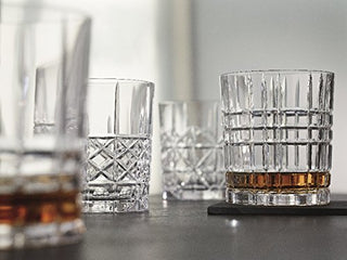 Nachtmann | Highland | Square Whisky Tumblers | 345 ml |  Crystal | Clear | Set of 6