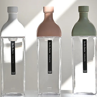 Hario | Ka-Ku Filter-in-bottle Ice Tea | Glass | 1.2L | White
