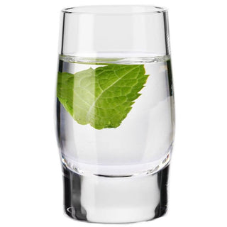 Krosno clear crystal vodka glasses