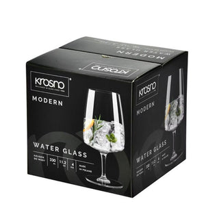 Krosno clear glass tumblers