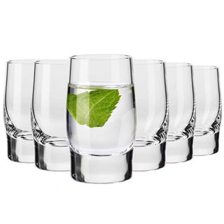 Krosno crystalline vodka glassware