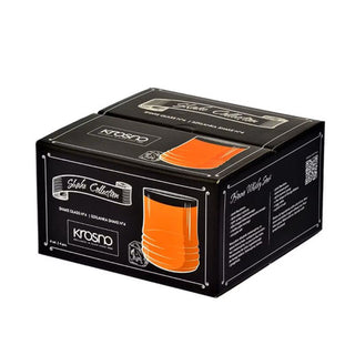 Krosno polished glass tumblers