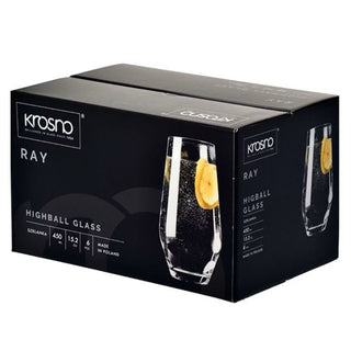 Krosno tall beverage glasses
