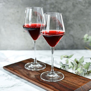 Classic red wine glasses