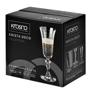 Lightweight crystal flutes